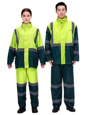 Y07拼色環衛服